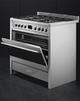 Opera 90CM Gas-Electric Cooker Stainless Steel A1-9