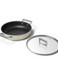 Skillet - Deep Pan 2 handles w/lid 28cm - Cream - CKFD2811CRM