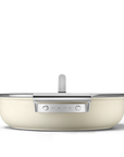 Skillet - Deep Pan 2 handles w/lid 28cm - Cream - CKFD2811CRM