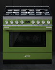 Portofino 90cm Gas Cooker Olive Green - CPF9GPOG