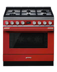 Portofino 90cm Gas-Electric Cooker Red - CPF9GPR