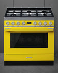 Portofino 90cm Gas Cooker Yellow - CPF9GPYW