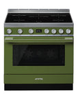 Portofino 90cm Induction Cooker Olive Green - CPF9IPOG