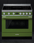 Portofino 90cm Induction Cooker Olive Green - CPF9IPOG