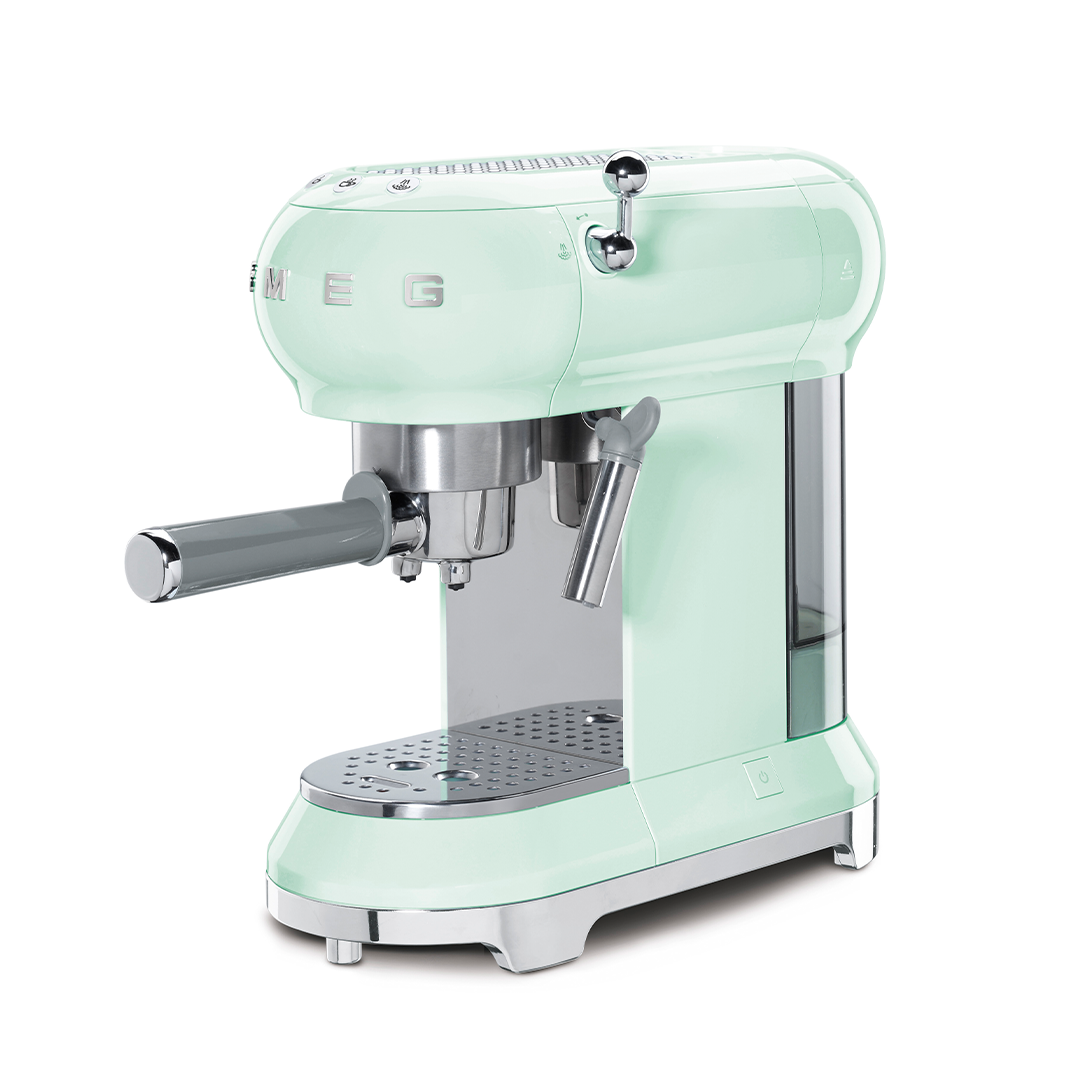 Espresso Coffee Machine Pastel Green ECF01PGEU – SMEG Philippines