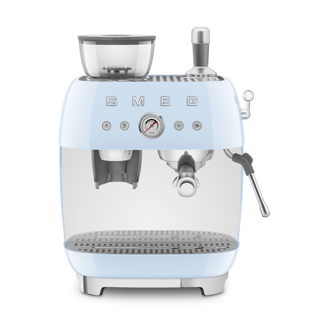 Espresso Coffee Machine with Grinder Pastel Blue EGF03PBKR