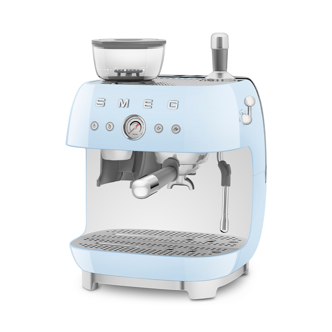 Espresso Coffee Machine with Grinder Pastel Blue - EGF03PBKR
