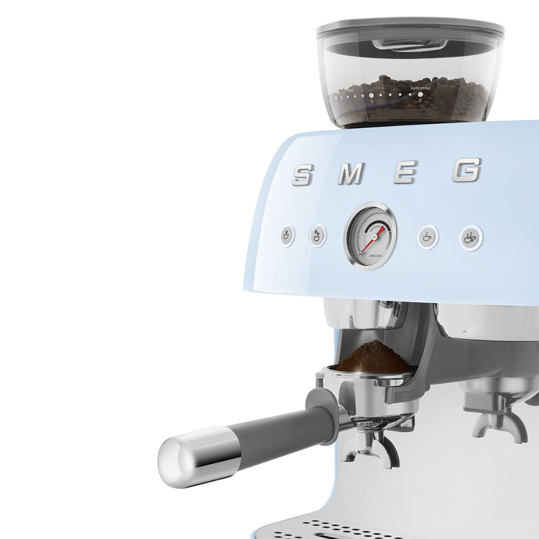 Espresso Coffee Machine with Grinder Pastel Blue - EGF03PBKR