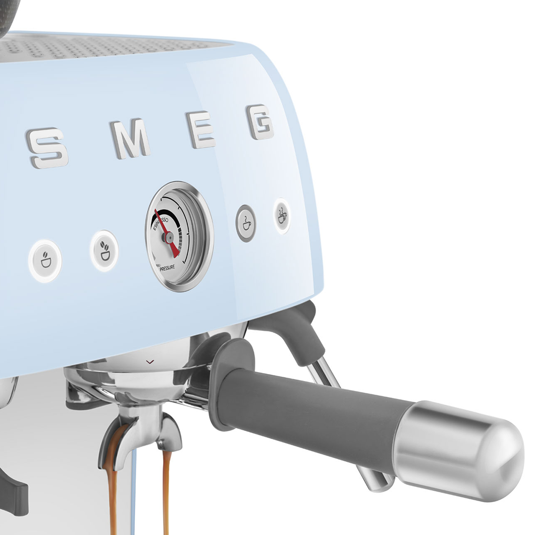 Espresso Coffee Machine with Grinder Pastel Blue - EGF03PBKR
