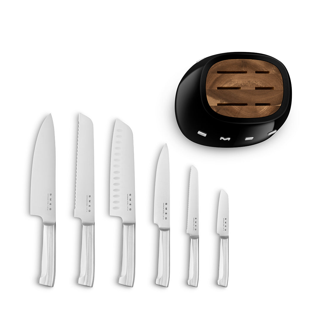 Knife Block Set - Black - KBSF02BL