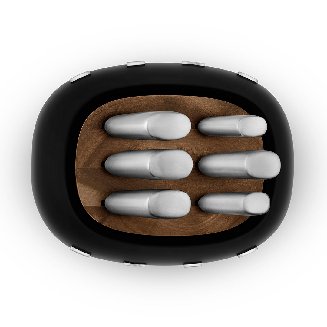 Knife Block Set - Black - KBSF02BL