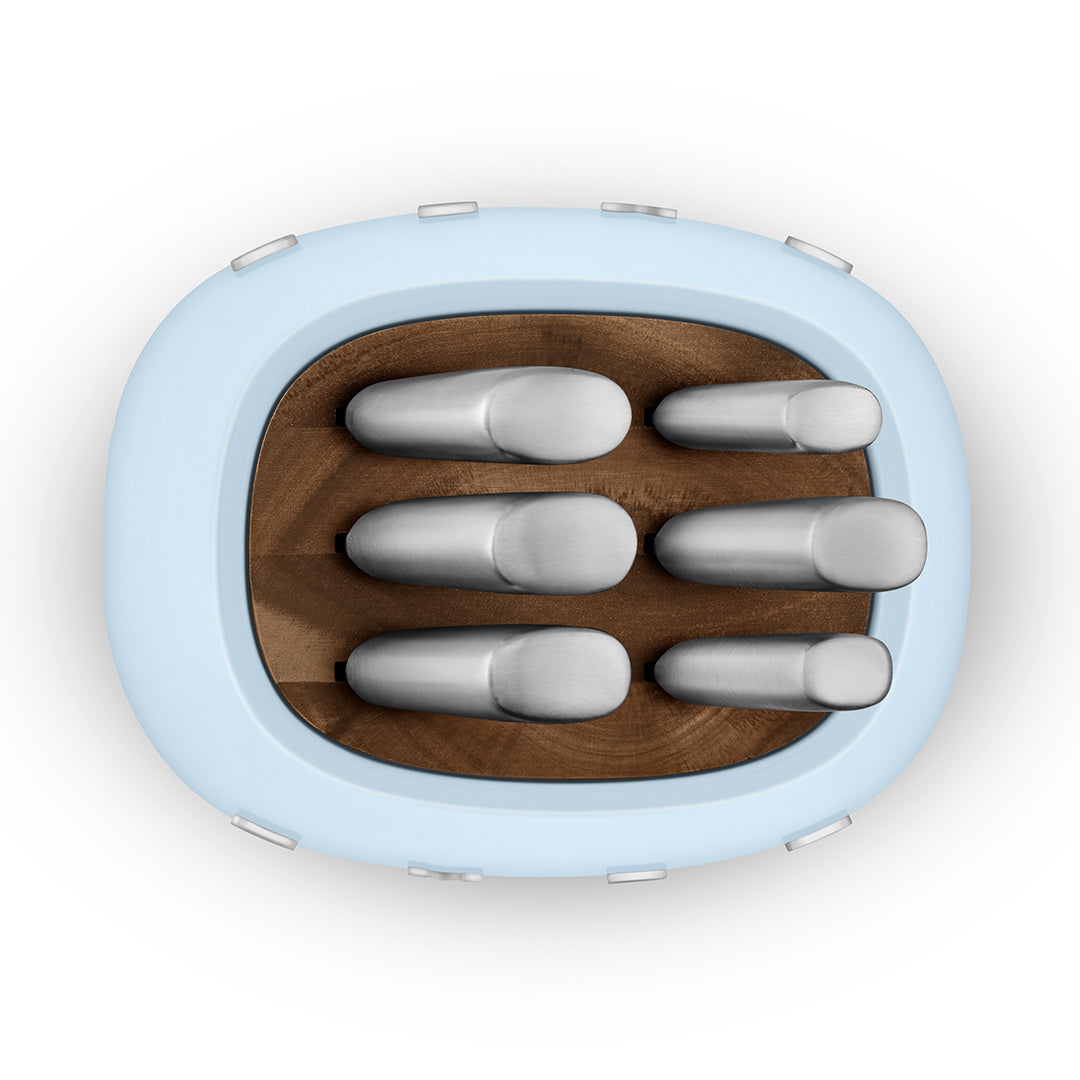 Knife Block Set - Pastel Blue - KBSF02PB