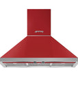 Portofino 90cm Wall Mount Hood Red - KPF9RD