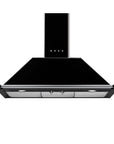Victoria 90cm Wall Mount Hood Black - KT90BLE