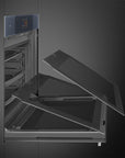Linea Neptune Grey 60cm Electric Oven Pyrolytic - SOP6104TPG