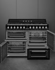 Victoria 110cm Gas-Electric Cooker Black