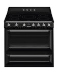 Victoria 90cm Induction-Electric Cooker Black - TR90IBL2