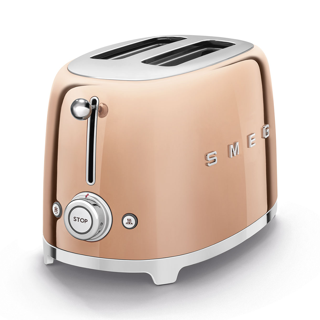 Kitchen Appliances Smeg Kettle And Toaster Set Rose Gold 2-Slice