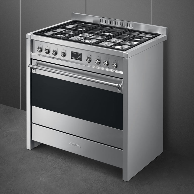 Opera 90CM Gas-Electric Cooker Stainless Steel – SMEG Philippines