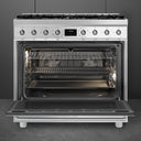 Sinfonia 90cm Gas-Electric Cooker Stainless Steel - C9GMX2