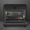 Sinfonia 90cm Induction-Electric Cooker Matte Black - C9IMN2