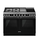 Portofino 120cm Mixed Hob Cooker Black - CPF120IGMPBL