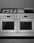 Portofino 120cm Mixed Hob-Electric Cooker Stainless Steel