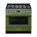 Portofino 90cm Gas Cooker Olive Green - CPF9GPOG