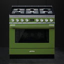 Portofino 90cm Gas Cooker Olive Green - CPF9GPOG