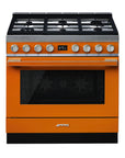 Portofino 90cm Gas Cooker Orange