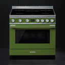 Portofino 90cm Induction Cooker Olive Green - CPF9IPOG