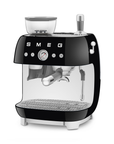 Espresso Coffee Machine with Grinder Black