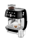 Espresso Coffee Machine with Grinder Black