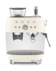 Espresso Coffee Machine with Grinder Cream