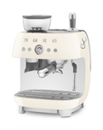 Espresso Coffee Machine with Grinder Cream