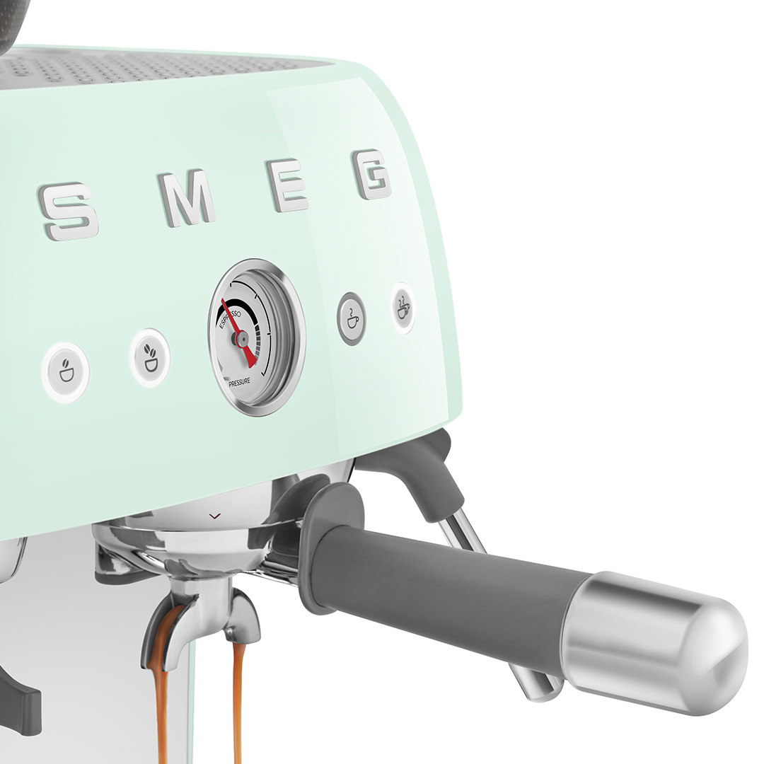 Espresso Coffee Machine with Grinder Pastel Green - EGF03PGKR