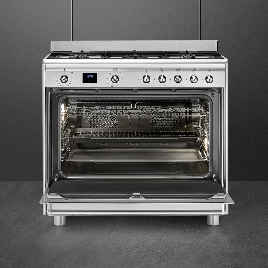 Concert 90cm Gas-Electric Cooker Stainless Steel - SSA91MAX2 | Shop at ...