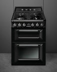 Victoria 60cm Gas Electric Cooker Black