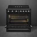 Victoria 90cm Induction-Electric Cooker Black - TR90IBL2