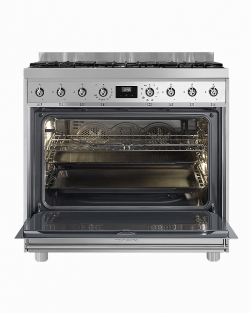 C9GMX9-1 | 90CM Sinfonia Free Standing Cooker with 6-Burner Gas Hob & Thermo-ventilated Electric Oven