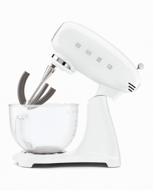 Stand Mixer White with Glass Bowl