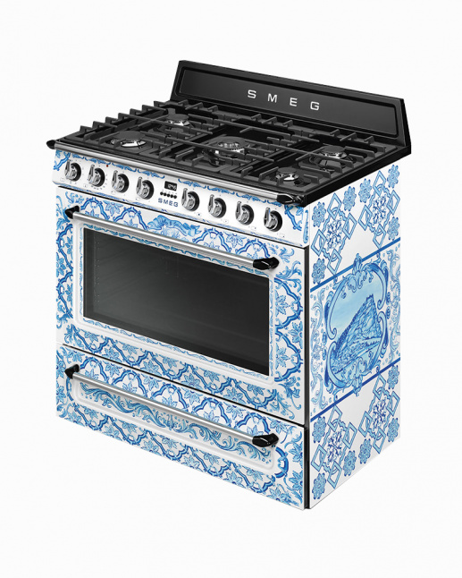 TR90DGM9 | 90CM Maiolica Divina Cucina Cooker with 5-Burner Gas Hob & Thermo-ventilated Electric Oven