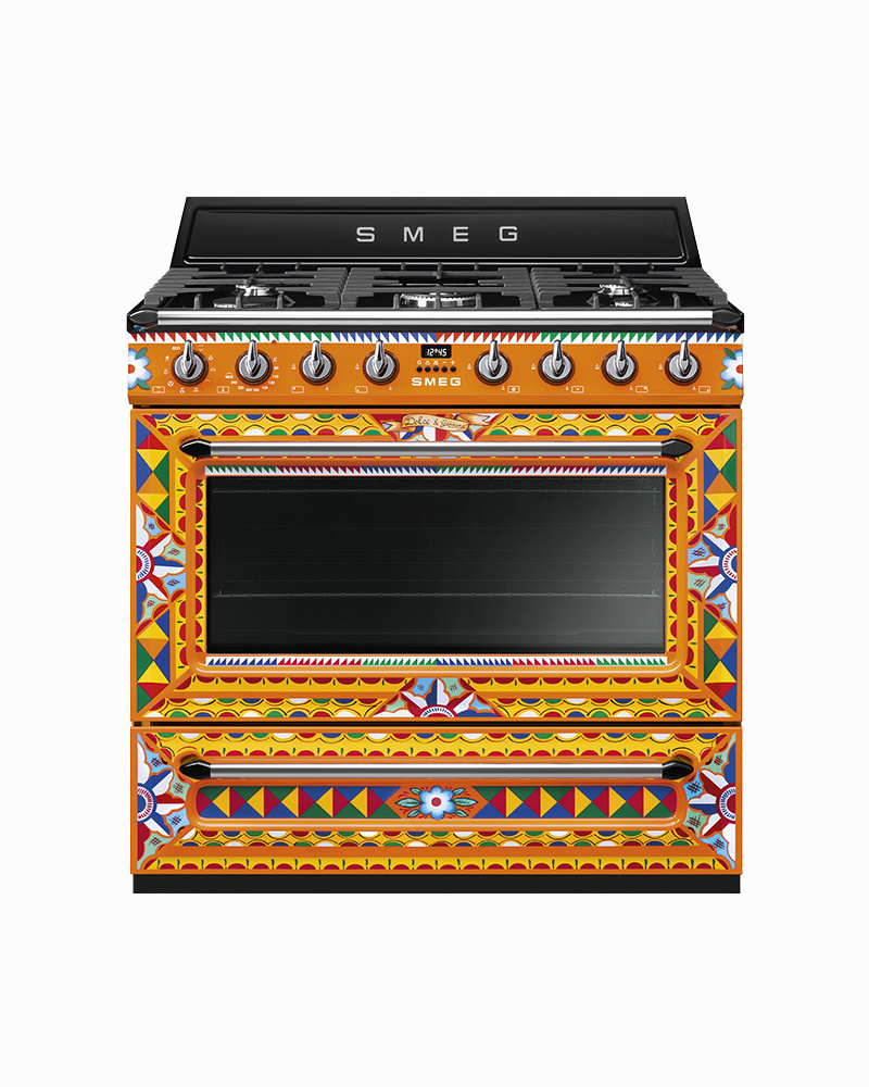 TR90DGC9 | 90CM Carretto Divina Cucina Cooker with 5-Burner Gas Hob & Thermo-ventilated Electric Oven
